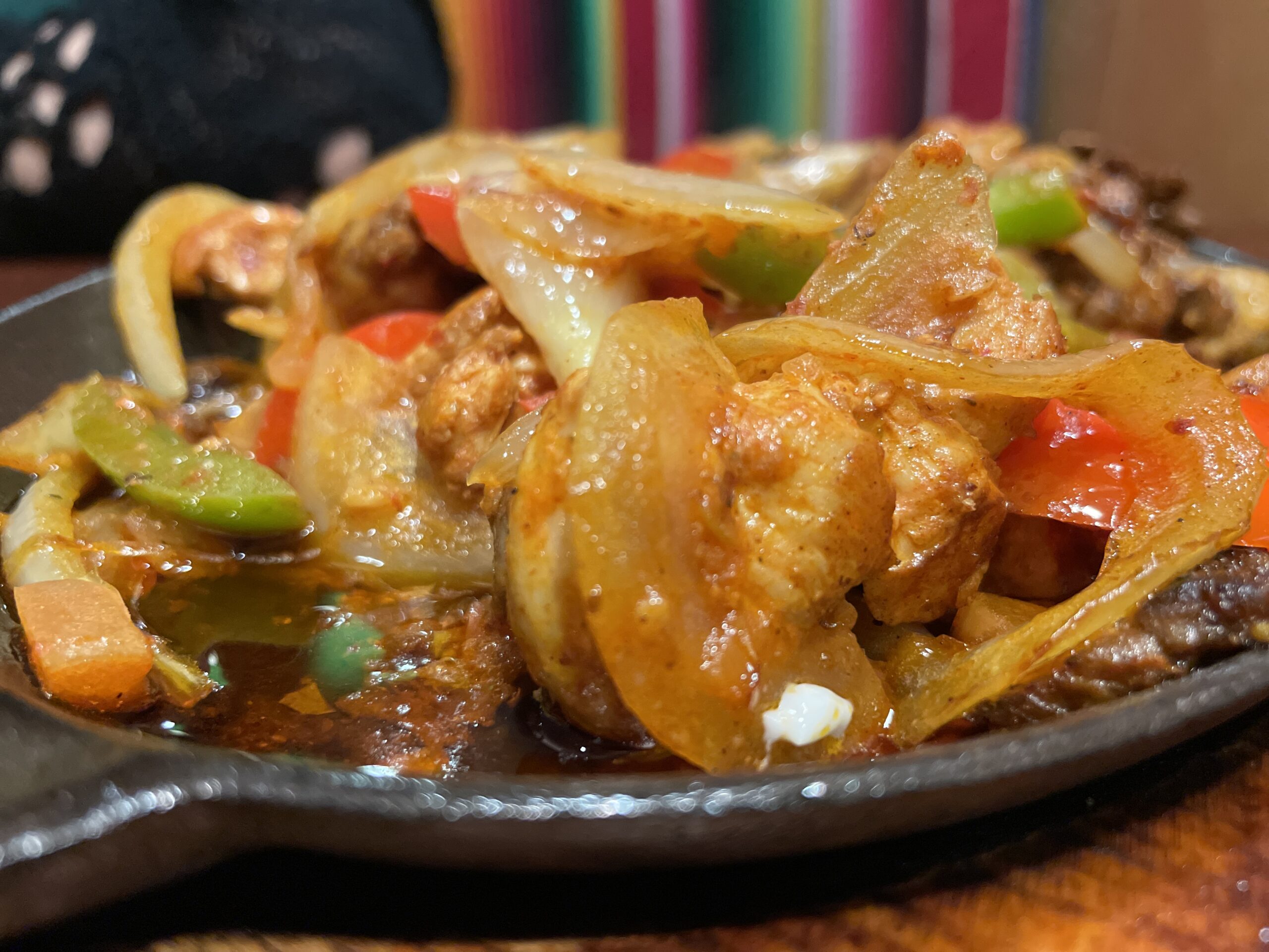 Fajitas from Pueblo Lindo in Meridian, Idaho.