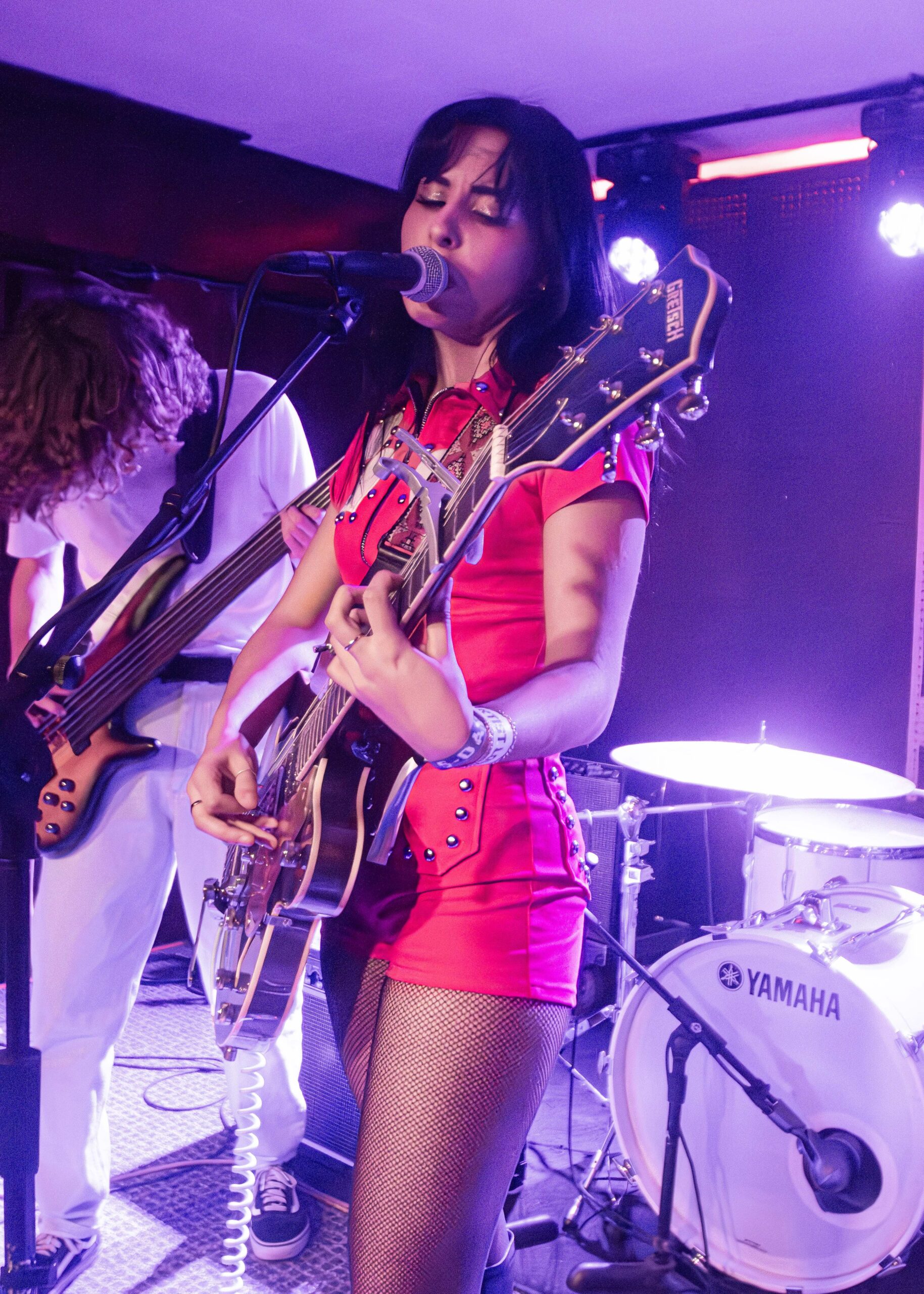 Olivia Vika on stage at Treefort Music Festival 2024.