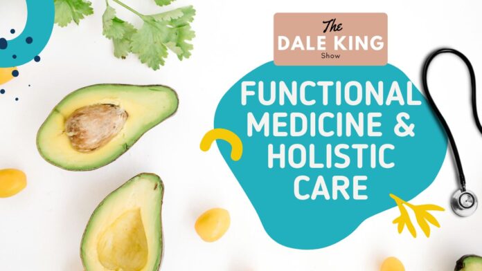 Picture of Avocado with stethoscope and other health related items depicting the theme of this episode of The Dale King Show.