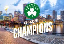 Boston Celtics Championship Run: Key Moments & Highlights Picture of Boston, MA with the Boston Celtics logo.