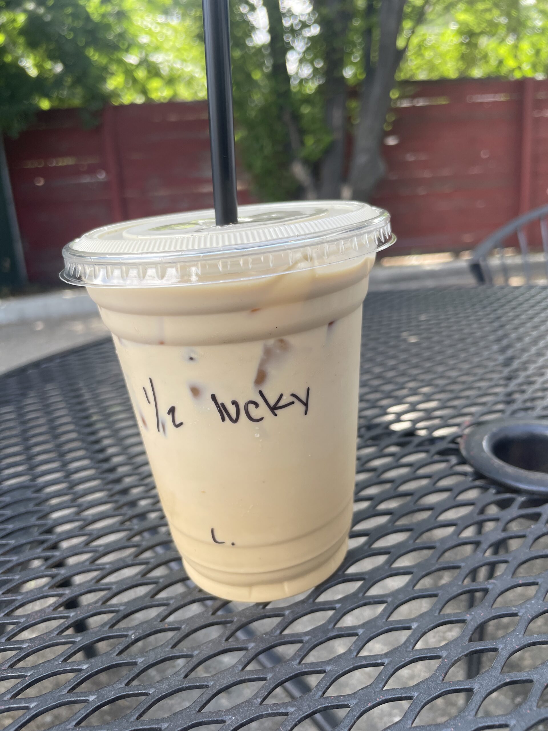 Iced coffee at Mountain Timber Coffee in Meridian, Idaho.