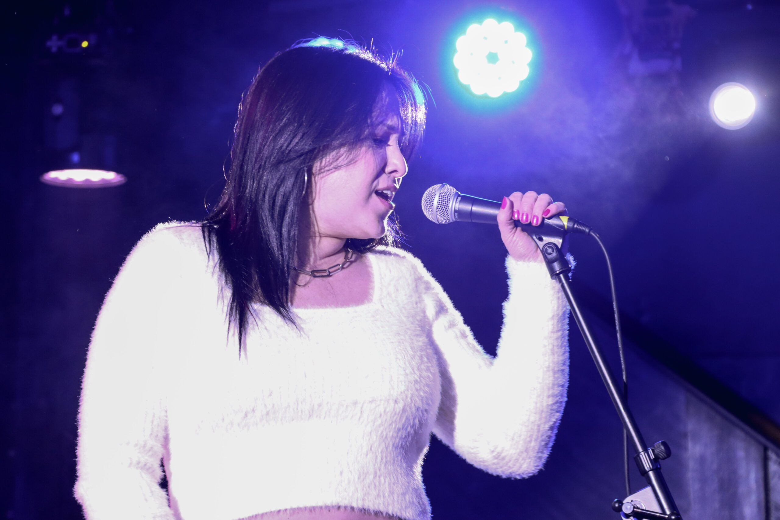 Singer, songwriter Angela Via at the B-Town Block Party in Boise, Idaho.