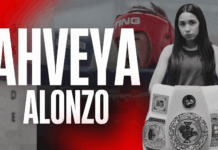 Ranked #5 in the Nation at 11 Years Old: Ahveya Alonzo Prepares for Fights on Fremont 5 Young nationally ranked boxer Ahveya Alonzo stands with championship boxing belts in a promotional graphic for Fights on Fremont 5 in Rupert, Idaho.