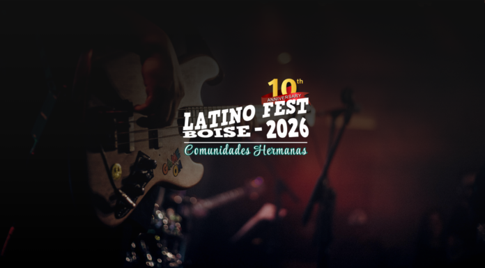 Latino Fest Boise 2026: Ivan Castillo and Liz Correa on Building Belonging Latino Fest Boise 2026 10th anniversary graphic over a live bass guitarist, featuring the theme “Comunidades Hermanas” in Boise, Idaho.